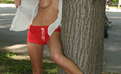 Cuties Flashing 488139 Slim Teen Hottie Walks Topless In The City Park Cuties Flashing
