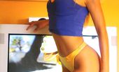 Ebina Models 488341 Colombian Stripper Istephanija In Blue Top Ebina Models
