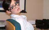 Ebina Models 488379 (XXX) Teen Sugar Posing In The Office Ebina Models
