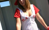 Love Leia 492207 Baseball Girl Nipple Slip! Love Leia
