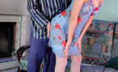 Love Nylons 492764 Elsie & Patrick Curly Babe Fitting On Her New White Stockings Before Enjoying Frenzied Sex Love Nylons
