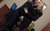 Lacy Nylons Gloria & Susanna Randy Sec In Lacy Black Stockings Inspecting Pussy With Her Probing Fingers Lacy Nylons
