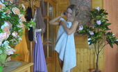 Lacy Nylons 493448 Annabel Refreshed Blondie Drops Her Towel And Picks Up Her Classy Suntan Stockings Lacy Nylons
