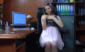 Lacy Nylons 493539 Mishelle Doll-Faced Office Babe Mounts Her Working Table For Stockinged Dildo Toying Lacy Nylons
