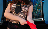 Lacy Nylons 493820 Jessica Sizzling Hot Chick Enjoys Police Uniform Wearing Her Red Sheer Stockings Lacy Nylons
