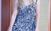 Lacy Nylons 493909 Blanch Curly Blondie Wearing Her Cute Dress With Lacy Nylons And Matching Pumps Lacy Nylons
