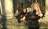 Pissing Outdoor 495811 Two Girls Outdoor Pissing On Stone ColumnsOutdoor Pissing Of Two Blonde Girlfriend Irina And Valentina As They Found Two Large Stone Column In The Forest And Piss On Them Pissing Outdoor

