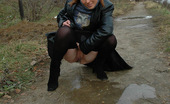 Pissing Outdoor 495826 Outdoor Pissing Of Teen Blonde In Stockings And Leather CoatPissing On Asphalt Road Outdoor As Teen Blonde Irina Walking Durint The Cold Autumn Day And Pissing In Her Pretty Stockigns And Leather Coat Pissing Outdoor
