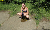 Pissing Outdoor 495893 Teen Blonde Pissing Pool In A ParkTeen Blonde Galina Pissing Outdoor On A Park Path And Pisses A Small Pool That Will Left There For Some Time Pissing Outdoor
