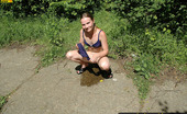 Pissing Outdoor 495893 Teen Blonde Pissing Pool In A ParkTeen Blonde Galina Pissing Outdoor On A Park Path And Pisses A Small Pool That Will Left There For Some Time Pissing Outdoor
