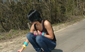 Pissing Outdoor 495926 Outdoor Pissing On Asphalt PathTeen Brunette Nata Pissing Outdoor On A Park Asphalt Path Where People Will Walk Later Pissing Outdoor
