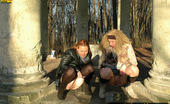 Pissing Outdoor Girls Pissing Together OutdoorTwo Blondes Irina And Valentina Pissing Outdoor Together In An Old Stone Rotunda Pissing Outdoor
