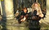 Pissing Outdoor 495930 Girls Pissing Together OutdoorTwo Blondes Irina And Valentina Pissing Outdoor Together In An Old Stone Rotunda Pissing Outdoor
