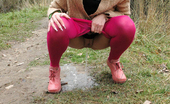 Pissing Outdoor 495969 Mom Pisses Outdoor On The RoadBrunette Mom Valentina In Pink Leggins Pisses Outdoor On The Abandoned Road Pissing Outdoor
