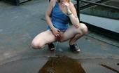 Pissing Outdoor Blonde PeesThe Puddle Looks Like It Needs Her Piss Pissing Outdoor
