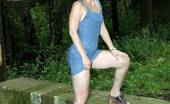 Pissing Outdoor 496100 Denim PissingHottie Pushes Aside Her Panties And Streams Pissing Outdoor
