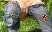 Pissing Outdoor 496114 Babe In Jeans PeeingBabe In Jeans Undressing And Peeing In Green Forest Pissing Outdoor
