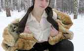 Pissing Outdoor 496133 Lecherous Babe PeeingPlayful Babe Peeing On Snow And Playing With Her Pee Pissing Outdoor
