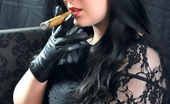 Cigar Glamour 496869 Gloves And A Fat Cigar MsInhale Smokes A Fine Cigar And Wears Her Favourite Leather Gloves Cigar Glamour
