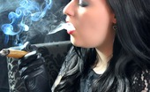 Cigar Glamour 496869 Gloves And A Fat Cigar MsInhale Smokes A Fine Cigar And Wears Her Favourite Leather Gloves Cigar Glamour
