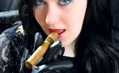 Cigar Glamour 496869 Gloves And A Fat Cigar MsInhale Smokes A Fine Cigar And Wears Her Favourite Leather Gloves Cigar Glamour
