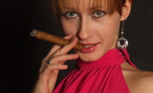 Cigar Glamour 496886 Glamorous Cigar Girl Glamorous Sexy Smoking Girl Teases You With Her Cigar Cigar Glamour
