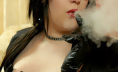 Cigar Glamour 496895 Teen Cigar Girl Cute Teen Smokes A Big Cigar & Shows Her Tits Cigar Glamour
