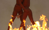 Tory Lane.com Tory Lane Tory Lane And A Fellow Hottie Take Suggestive Poses In A Fire Ring Tory Lane.com
