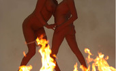 Tory Lane.com 499079 Tory Lane Tory Lane And A Fellow Hottie Take Suggestive Poses In A Fire Ring Tory Lane.com
