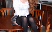 Simply Devon 502466 In this awesome gallery Devon shows us just how cute she looks with her hair crimped. To top it all off, she's wearing an adorable skirt that she doesn't keep on for long! Simply Devon
