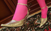Pantyhose Colors Magenta Pantyhose On Blonde MILFMILF Blonde Klara In Magenta Pantyhose Caresses Her Nylon Legs In The Living Room Pantyhose Colors
