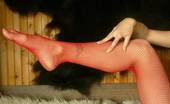 Pantyhose Colors 505039 Red FishnetsA Cute Dress And A Pair Of Red Fishnet Pantyhose Pantyhose Colors
