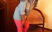 Pantyhose Colors 505074 Sexy Pink HoseHot Chick In Her Gorgeous Pantyhose And Jeans Pantyhose Colors
