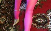 Pantyhose Colors 505075 Soft Pink HoseNatural Blonde In Pink Hose And A Short Skirt Pantyhose Colors
