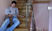 Pantyhose Line 505905 Elvira & Vitas Sexy Next-Door Gal In Luxury Pantyhose Getting Her Pussy Massaged On Stairs Pantyhose Line
