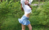 Heidi's Candy 508970 Heidi Takes Off Her Top Outside On The Lawn Heidi's Candy
