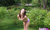 Heidi's Candy 508970 Heidi Takes Off Her Top Outside On The Lawn Heidi's Candy
