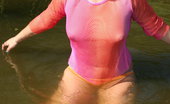 GBD Vicky Vicky In Pink Dress Naked In Water GBD Vicky
