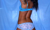 GND Models 509024 Deja Deja Shows Off Her Tight Perfect Teen Ass In Blue Booty Shorts GND Models

