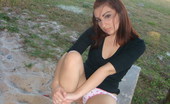 GND Models 509035 Evie Evie Takes Off Her Pants At The Park And Shows Off Her Tight Round Ass In Her Cute Panties GND Models
