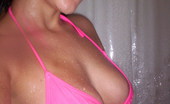 GND Models 509073 Nikki Nikki Takes A Shower In Her Pink Bikini And Slowly Takes It Off GND Models
