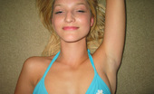 GND Models 509124 Marilyn Cute Blond In Tiny Blue Bikini GND Models
