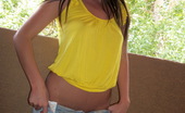 GND Models 509190 April Perky Girl Next Door April Flashes Her Perfect Tits Outdoors On The Balcony GND Models
