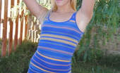 GND Models 509191 Shay Cute Blonde Girl Next Door Tease Shay Shows Off Her Perfect Little Pussy As She Bares Her Ass Out In The Yard GND Models
