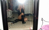 GND Monroe 509201 Teen Takes Pictures In The Mirror Of Her In Her Black Boots GND Monroe
