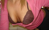 GND Monroe 509215 Monroe Opens Her Pink Top To Show Off Her Perky Tits In A Tight Bra GND Monroe
