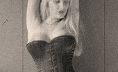 Angie XXX Angie Smoking In Her Corset Angie XXX
