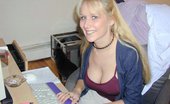 Angie XXX 512288 Big Boob Blonde Strips For Her Webcam Angie XXX
