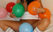 Cynthia Sin 512381 CynthiaSin Poses And Spreads With Colorful Balloons Cynthia Sin
