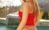 Sun Erotica 512735 Regina Ice Big Tits Babe In Red Bikinis Regina Ice Gets Naked By The Pool And Show Us Her Shaved Pussy Sun Erotica
